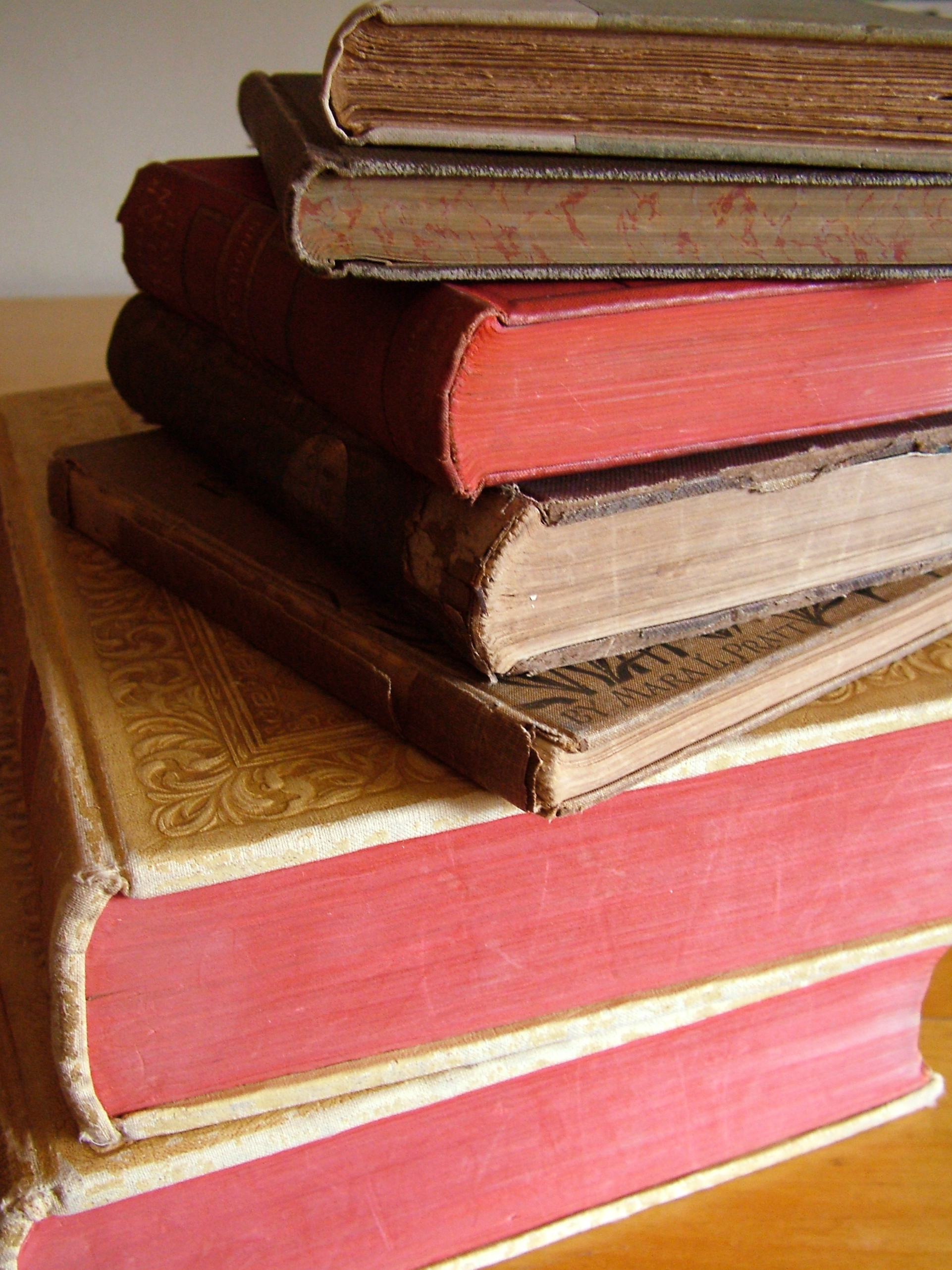 Photo of a Stack of books