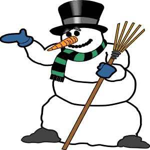Cartoon of Frosty the Snowman