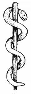 The rod of Asclepius